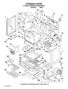 03 - Chassis Parts parts for Kitchenaid Range KERS208XBL2 / from AppliancePartsPros.com