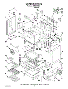 03 - Chassis Parts parts for Kitchenaid Range KERS308XSS2 / from AppliancePartsPros.com