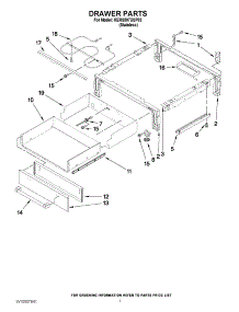 04 - Drawer Parts parts for Kitchenaid Oven KERS807XSP02 / from AppliancePartsPros.com