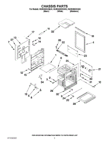 04 - Chassis Parts parts for Kitchenaid Range KGRS505XWH03 / from AppliancePartsPros.com