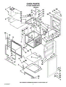 02 - Oven Parts parts for Kitchenaid Range KDRS807XSP01 / from AppliancePartsPros.com
