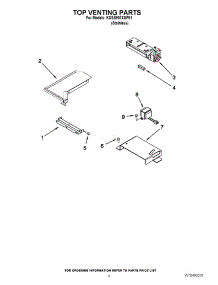 05 - Top Venting Parts parts for Kitchenaid Oven KGSS907XSP01 / from AppliancePartsPros.com