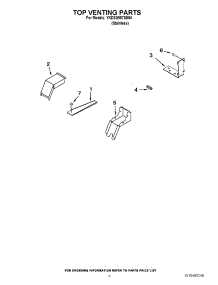 05 - Top Venting Parts parts for Kitchenaid Range YKDSS907SS04 / from AppliancePartsPros.com
