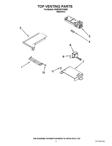05 - Top Venting Parts parts for Kitchenaid Oven KGRS807SSS03 / from AppliancePartsPros.com