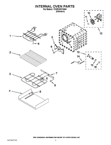06 - Internal Oven Parts parts for Kitchenaid Range YKDRS807SS04 / from AppliancePartsPros.com