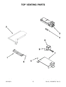 05 - Top Venting Parts parts for Kitchenaid Oven KGSS907SBL03 / from AppliancePartsPros.com