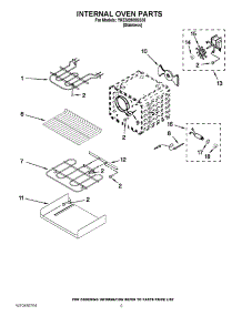 06 - Internal Oven Parts parts for Kitchenaid Range YKESS908SS05 / from AppliancePartsPros.com