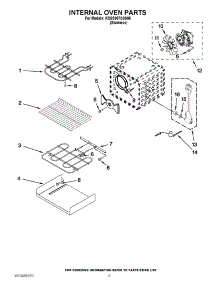 06 - Internal Oven Parts parts for Kitchenaid Range KDSS907SSS05 / from AppliancePartsPros.com