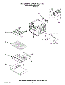 06 - Internal Oven Parts parts for Kitchenaid Range KESS908SPS06 / from AppliancePartsPros.com