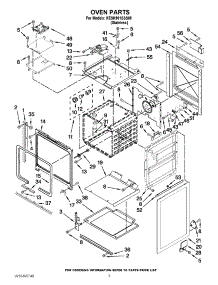 02 - Oven Parts parts for Kitchenaid Range KESK901SSS08 / from AppliancePartsPros.com