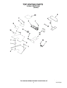 05 - Top Venting Parts parts for Kitchenaid Range KDRU707VSS04 / from AppliancePartsPros.com