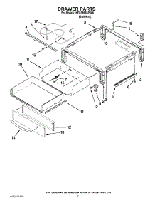 04 - Drawer Parts parts for Kitchenaid Range KESS908SPS05 / from AppliancePartsPros.com