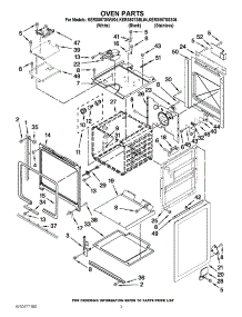 02 - Oven Parts parts for Kitchenaid Oven KERS807SBL04 / from AppliancePartsPros.com
