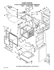 02 - Oven Parts parts for Kitchenaid Range KESS907SBL05 / from AppliancePartsPros.com