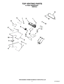 04 - Top Venting Parts parts for Kitchenaid Range KDRS462VSS03 / from AppliancePartsPros.com