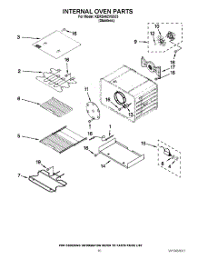 07 - Internal Oven Parts parts for Kitchenaid Range KDRS462VSS03 / from AppliancePartsPros.com