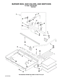02 - Burner Box, Gas Valves, And Switches parts for Kitchenaid Range KDRU763VSS03 / from AppliancePartsPros.com