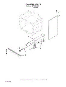 04 - Chassis Parts parts for Kitchenaid Range KDRU763VSS03 / from AppliancePartsPros.com