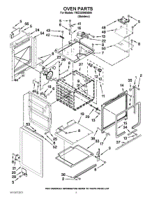 02 - Oven Parts parts for Kitchenaid Range YKESS908SS04 / from AppliancePartsPros.com