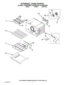 06 - Internal Oven Parts parts for Kitchenaid Range YKESS907SS04 / from AppliancePartsPros.com