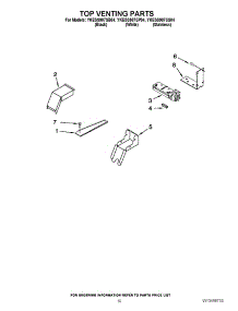 07 - Top Venting Parts parts for Kitchenaid Range YKESS907SS04 / from AppliancePartsPros.com