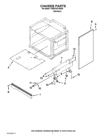 04 - Chassis Parts parts for Kitchenaid Range KDRS407VSS04 / from AppliancePartsPros.com