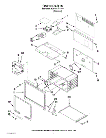 05 - Oven Parts parts for Kitchenaid Range KDRS463VSS03 / from AppliancePartsPros.com