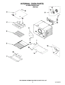 07 - Internal Oven Parts parts for Kitchenaid Range KDRS463VSS03 / from AppliancePartsPros.com