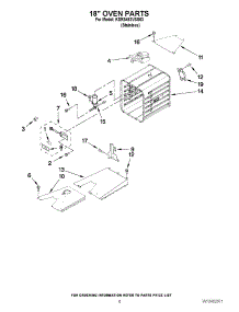 04 - 18`` Oven Parts parts for Kitchenaid Range KDRS483VSS03 / from AppliancePartsPros.com