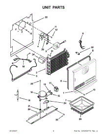 04 - Unit Parts parts for Whirlpool Freezer EV181NZTQ03 / from AppliancePartsPros.com