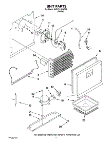 03 - Unit Parts parts for Whirlpool Freezer 5VEV201NAQ00 / from AppliancePartsPros.com