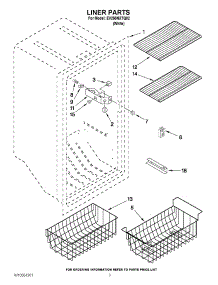 02 - Liner Parts parts for Whirlpool Freezer EV250NXTQ02 / from AppliancePartsPros.com
