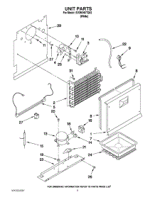 03 - Unit Parts parts for Whirlpool Freezer EV250NXTQ02 / from AppliancePartsPros.com