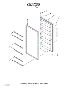 04 - Door Parts parts for Whirlpool Freezer EV250NXTQ02 / from AppliancePartsPros.com