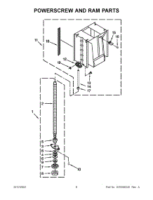 03 - Powerscrew And Ram Parts parts for Whirlpool Compactor TU950QPXS2 / from AppliancePartsPros.com