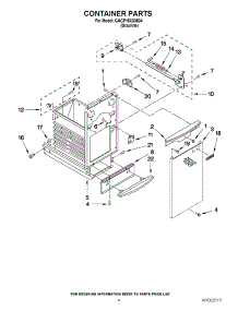 04 - Container Parts parts for Whirlpool Compactor GACP15XXMG4 / from AppliancePartsPros.com