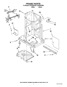 02 - Frame Parts parts for Whirlpool Compactor GC900QPPQ4 / from AppliancePartsPros.com