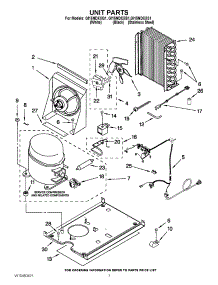 05 - Unit Parts parts for Whirlpool Ice Machine GI15NDXXB1 / from AppliancePartsPros.com