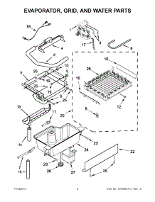 02 - Evaporator, Grid, And Water Parts parts for Whirlpool Ice Machine GI15NDXXQ2 / from AppliancePartsPros.com