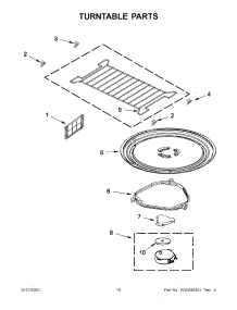 05 - Turntable Parts parts for Whirlpool Microwave WMH75520AW0 / from AppliancePartsPros.com