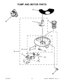 06 - Pump And Motor Parts parts for Whirlpool Dishwasher WDP350PAAB0 / from AppliancePartsPros.com