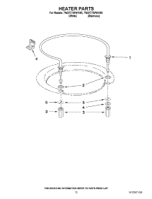 08 - Heater Parts parts for Whirlpool Dishwasher 7WDT770PAYM3 / from AppliancePartsPros.com