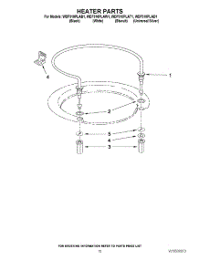 08 - Heater Parts parts for Whirlpool Dishwasher WDF310PLAB1 / from AppliancePartsPros.com