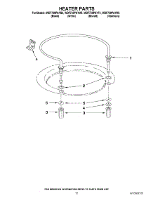 08 - Heater Parts parts for Whirlpool Dishwasher WDF730PAYM3 / from AppliancePartsPros.com