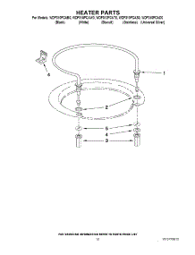 08 - Heater Parts parts for Whirlpool Dishwasher WDF310PCAB0 / from AppliancePartsPros.com