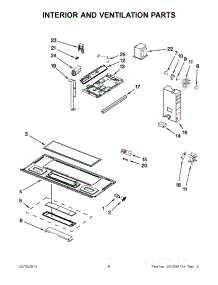 03 - Interior And Ventilation Parts parts for Whirlpool Microwave WMH32517AS1 / from AppliancePartsPros.com