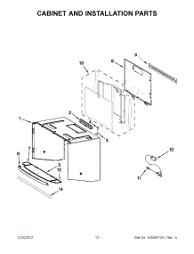 06 - Cabinet And Installation Parts parts for Whirlpool Microwave GH7208XRY5 / from AppliancePartsPros.com