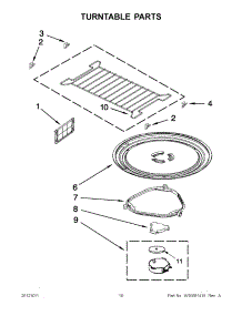 05 - Turntable Parts parts for Whirlpool Microwave GMH3204XVQ3 / from AppliancePartsPros.com