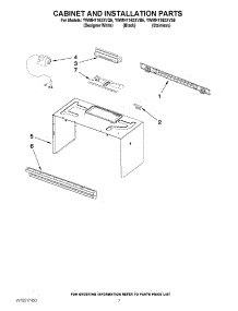 06 - Cabinet And Installation Parts parts for Whirlpool Microwave YWMH1162XVS5 / from AppliancePartsPros.com