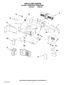 04 - Air Flow Parts parts for Whirlpool Microwave YWMH53520AS0 / from AppliancePartsPros.com